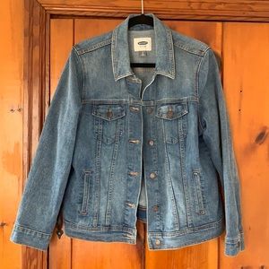Old navy denim jacket.